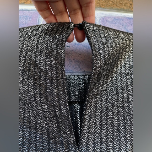 Maje Ralery Mini Dress in Argent Silver size 36/4 - Picture 14 of 16